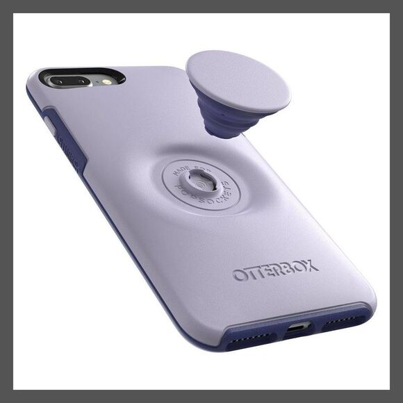 Apple iPhone 8 Plus/7 Plus Otter + Pop Symmetry Case (PopTop) - Lilac - Open Box - Picture 3 of 5